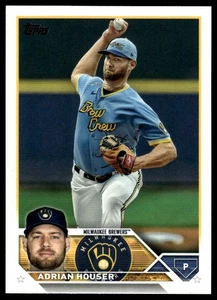 2023 Topps #323 Adrian Houser - Picture 1 of 2