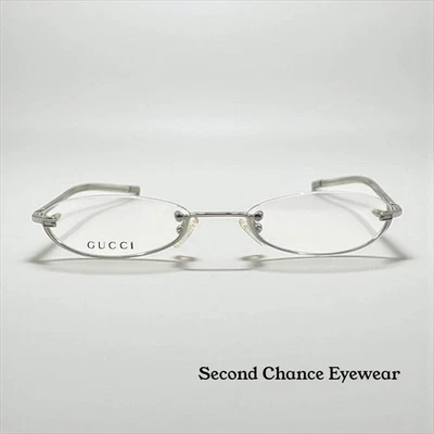 Marco ovalado sin montura GUCCI GG2692 9B5 Y2K - sin usar - hecho en Italia Foto 1 de 4