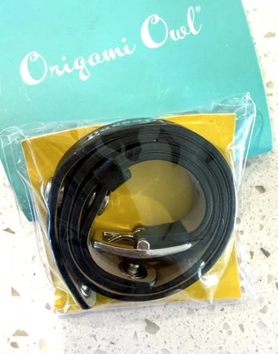 NEW Origami Owl Wrap Gold Black Bracelet Mothers Day Gift Jewelry Faith Believe - Image 1 of 4