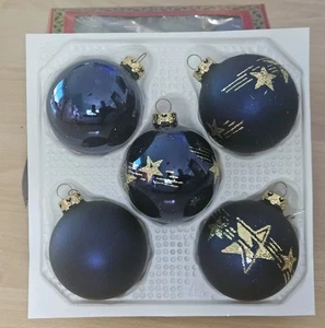 Dazzlers Christbaumschmuck alt Baumschmuck - Weihnachtsbaumschmuck Blau  - Bild 1 von 2