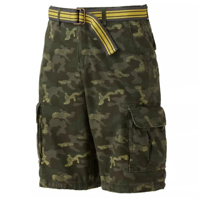 Nuevos Pantalones Cortos de Carga Urban Pipeline Para Hombre Camuflaje Utilidad Ripstop Cinturón 12" Foto 1 de 2