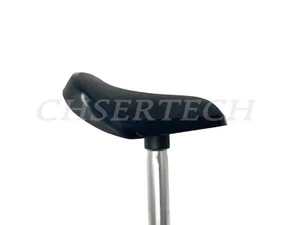 Neu Velo Kinderfahrrad Kunststoff Sattel schwarz mit Alu Sattelstütze 7/8" 22,2mm silber - Bild 1 von 2