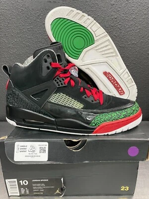 Air Jordan Spizike OG Black Varsity Red Sneaker 315371 026 Size 10 USED (8/10) - Image 1 of 4