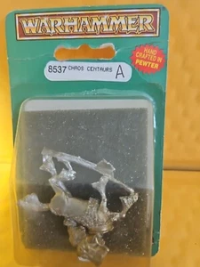 Warhammer Fantasy Games Workshop Chaos Centaurs (Club) NIB 8537 Metal #21524 - Picture 1 of 4