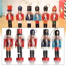 Pendant Wood Soldier Wooden Ornaments Christmas Tree Decoration Xmas Hanging