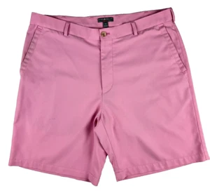 Peter Millar Shorts Mens 35 Pink Salem High Drape Performance Chino - Picture 1 of 4