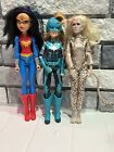 DC Super Hero Wonder Women Captain Marvel Star force WW84 Cheetah Doll Lot Of 3