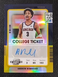 2022 Chronicles Andrew Nembhard GOLD Jersey #3/10 Auto Rookie PACERS #COANE MINT - Picture 1 of 5