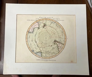 Original Antique Map 1801 "SOUTH POLE, EXTENDING..." by Laurie & Whittle, London - Picture 1 of 2