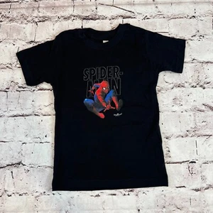 Marvel Spiderman Little Kids Black Short Sleeve Basic T Shirt Size Youth XS - Picture 1 of 7