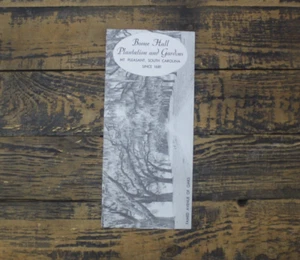 Vintage Tourist Travel Brochure/Leaflet - Boone Hall Plantation & Gardens 60/70s - Picture 1 of 4