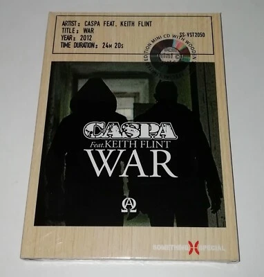 Caspa feat. Keith Flint - War (Single) (Wood Box, mini-CD) SEALED! - Image 1 of 3