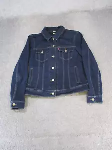 Levi's Jean Jacket Womens Large Blue Cotton Denim - Picture 1 of 10