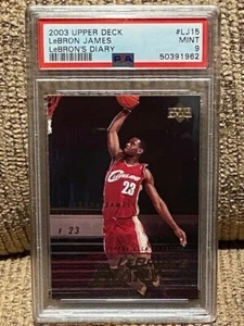 2003 Upper Deck Lebron James PSA 9 RC Rookie #LJ15 Card NEW CLEAN CASE - Picture 1 of 1