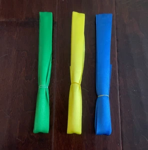 3X Dance Ribbon 2M Strip Gym Rhythmic Art Gymnastic Ballet Streamer Twirling Rod - Picture 1 of 11