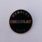 COLDPLAY WEMBLEY 2016 CONCERT PIN A HEAD FULL OF DREAMS WORLD TOUR