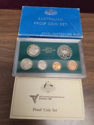 1982 Австралия доказательство комплект - XII Игры Содружества Брисбен  - Изображение 1 из 4