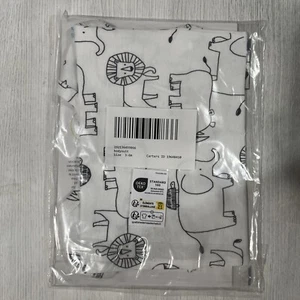Size 3-6 Months SS Bodysuit Simple Joys by Carter's Elephant Rhinoceros Lion New - Picture 1 of 2