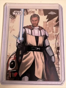 2025 Topps Chrome Star Wars - OBI-WAN KENOBI - Galactic Graffiti - Case Hit SSP - Bild 1 von 6