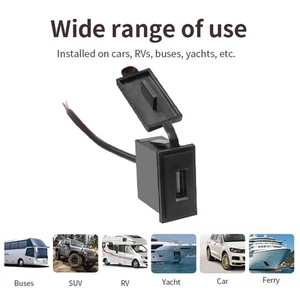 Chargeur USB Chargeur Voiture Prise 12-24V for Camion Atv Bateau Camping Car Bus - Photo 1 sur 9