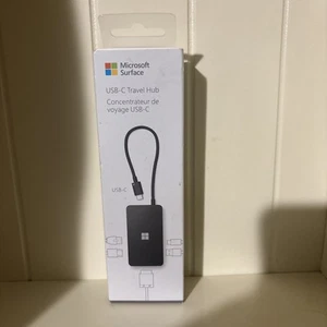 Microsoft - USB-C Travel Hub - Black - - Photo 1/1