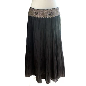 Maxi Falda Vintage Años 90 Y2K Lentejuelas Cuentas Talla L Hada Oscura Sirena Cachicho - Imagen 1 de 12