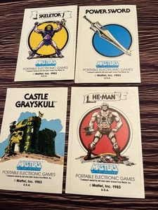 1983 Masters Of The Universe He-Man Mattel Portable Electronic Games Stickers 4 - Picture 1 of 6