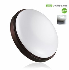 LED Ceiling Lights 140W Incandescent Equivalent Dome Brown 