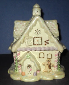 Lenox THE GINGERBREAD MUSIC BOX Gingerbread House Plays The Candyman MIB COA - Picture 1 of 8
