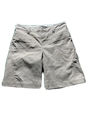 Pantalones Cortos Athleta Para Mujer Talla PEQUEÑA 4 Caqui Marrón Oliva Nailon Bermudas Bolsillos Foto 1 de 4