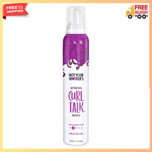 2Pk Not Your Mother's Curl Talk Curl Activating Hair Mousse Lightweight Hold 7oz - Picture 1 of 12