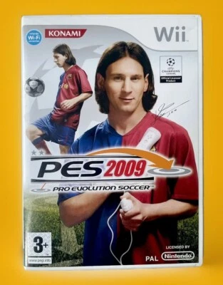 Pro Evolution Soccer 2009 Nintendo Wii NEW Complete Game FREE P&P PES ‘09 Konami - Image 1 of 4