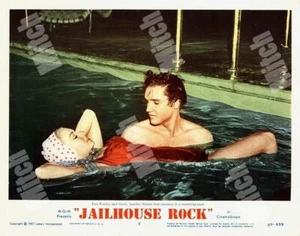 ELVIS PRESLEY in JAILHOUSE ROCK 1957 COUNTY JAIL PRISON BAND 11 x 14 LOBBYKARTE - Bild 1 von 1