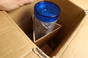 Large BUBBLE LAMP Aqua-Pearl Lite Sensory Blue (29" approx) NEW AND UNUSED Retro - Picture 1 of 7