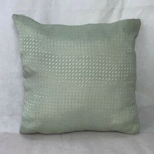 PACK OF 4- Cushion Covers Eclipse Green Geometric Print - RRP £8 on Tag - Picture 1 of 3
