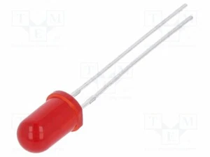 Diodos LED 5mm TLHR6400-CS12Z LED THT 5mm 20mA 30° rojo 2÷3V 1,6÷10mcd - Imagen 1 de 1