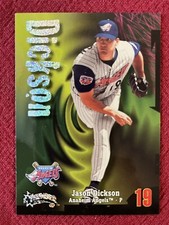 1998 SKYBOX THUNDER SILVER  RAVE #’d083/150 JASON DICKSON RARE SP
