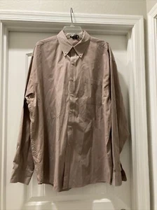 Men’s Light Brown Jonathan Corey Button Up Shirt SZ 3XL - Picture 1 of 11