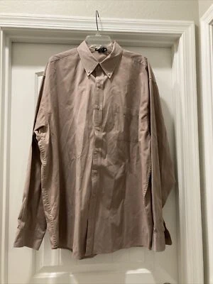 Men’s Light Brown Jonathan Corey Button Up Shirt SZ 3XL - Image 1 of 4