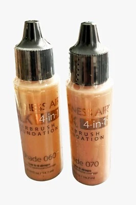 LUMINESS Airbrush Makeup SILK 4 in 1 FOUNDATION .50 oz Shades 060,070 - Image 1 of 4