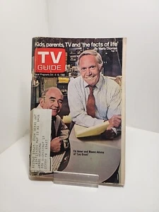 Vintage TV Guide, Oct 4 1980, LOU GRANT, Ed Asner, Mason Adams - Picture 1 of 6