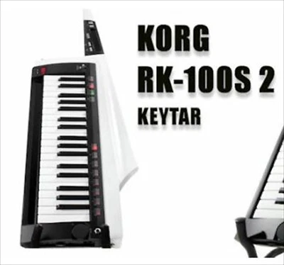Korg RK-100S 2 WH White 37-Key Keytar Shoulder Keyboard Synthesizer w/ Soft case - Image 1 of 4