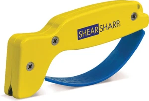 Afilador cuchillo de tijera de carburo de tungsteno amarillo/azul afilado 15896 - Imagen 1 de 1