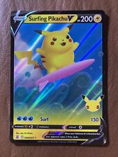 Pokemon Celebrations Surfing Pikachu V 008/025  - Holo Card Near Mint (NM)