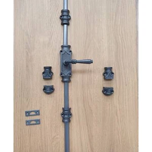 Victorian lever espagnolette bolt/cremone bolt upto 6 ft 4 "- antique iron for - Picture 1 of 10