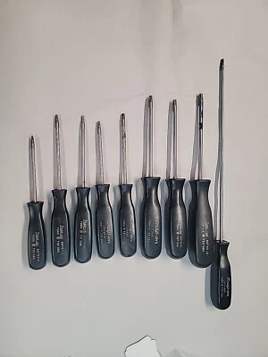 Snap-on SSTX Black Handle Hex Screwdriver Set Of 9 - Изображение 1 из 4