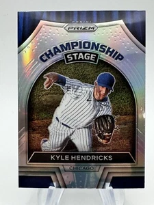 2022 Panini Prizm Kyle Hendricks Championship Stage Silver Prizm - Chicago Cubs - Picture 1 of 2