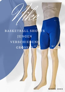 NIKE Basketballshorts Jungen - Royal Blau - Poly - verschiedene Größen (K1003) - Bild 1 von 2