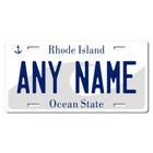 Personalized Rhode Island License Plate for Bicycles, Kid