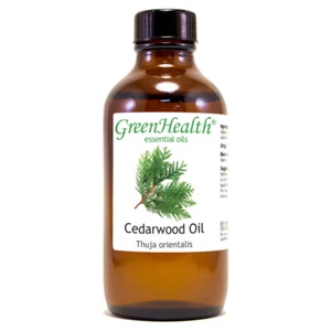 Zedernholz (chinesisch) ätherisches Öl - 4 fl oz - Braunglasflasche mit Verschluss - grünH - Bild 1 von 17